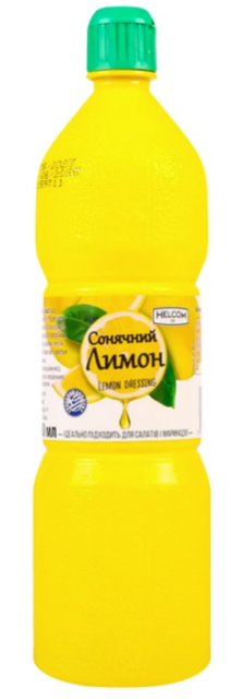 Заправка лимонна Helcom Сонячний лимон 380 мл